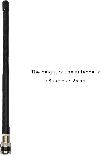 Miniatura 2 de TWAYRDIO Antena de radio CB para radios CB de mano, antena de repuesto de 26-29 MHz 9.8 pulgadas con conector BNC compatible con radio CB portátil