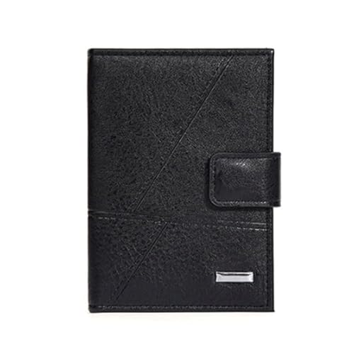 [BSKUAJH] Men's Wallet Large Capacity PU Multi-card Slot Hand-held