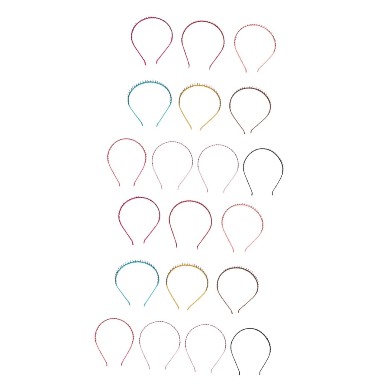 minkissy 20stücke Teiliges Handgemachte Stirnbänder Mit Draht Kreative Haaraccessoires Für Damen Bunte Kopfband Für Besondere Anlässe Und Partys