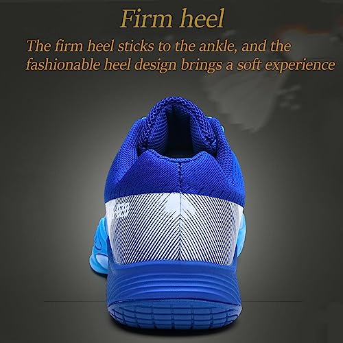 Zapatillas de bádminton para horma ancha que alivian la presión al jugar tenis 7