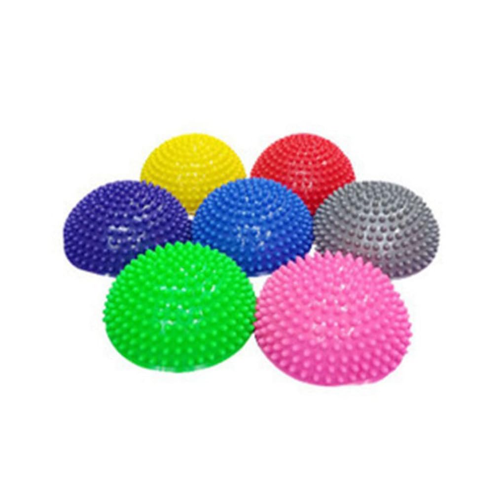Juego de 2 cápsulas de equilibrio de amplia aplicación para un masaje eficaz, duraderas y prácticas, seguras y semicirculares, pelotas de yoga, deportivas, color negro