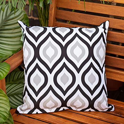 Cuscino colorato con motivo geometrico, resistente...