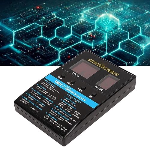 SUNGOOYUE Program Card Box, Universal DC 4.8V-8.4V Plastic LED ESC Programming Card for RC Boat Car Accessories
