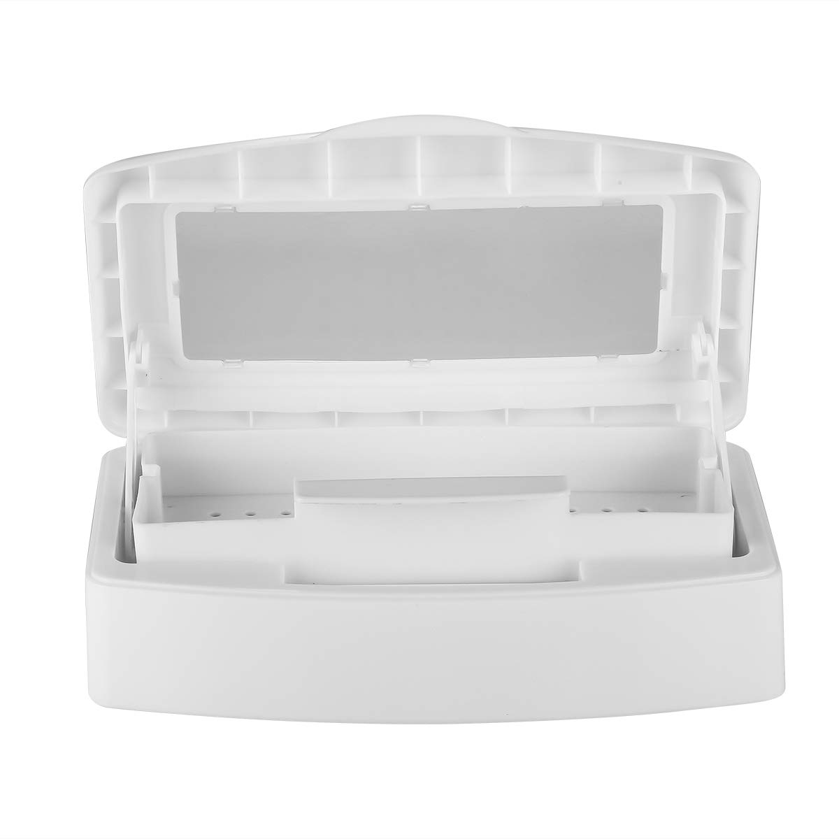 Petyoung Unghie Manicure Strumenti per Contenitori per Sterilizzazione Cassetto per Sterilizzazione Scatola,Vaschetta Disinfetta per Sterilizzatore Estetica Parrucchiere