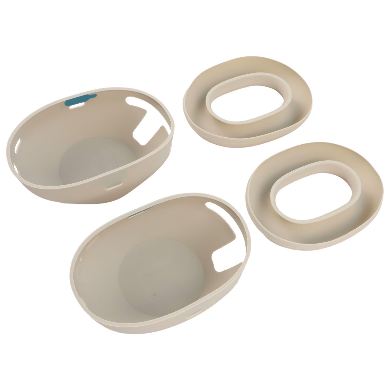 Custodia in silicone antisudore WH-1000XM6 per cuffie, antigraffio per protezione auricolari e guscio, leggera, impermeabile con facile pulizia, nero