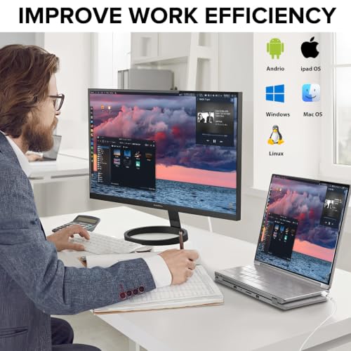 Image of KikoSaka USB C to HDTV Cable 4K 60Hz Type C to HDTV Adapter High Speed | USBC Digital AV Thunderbolt 3 /4 /5 for TV Monitor Projector Compatible with iPhone 17 16 15, Galaxy and More USB-C Device 6FT