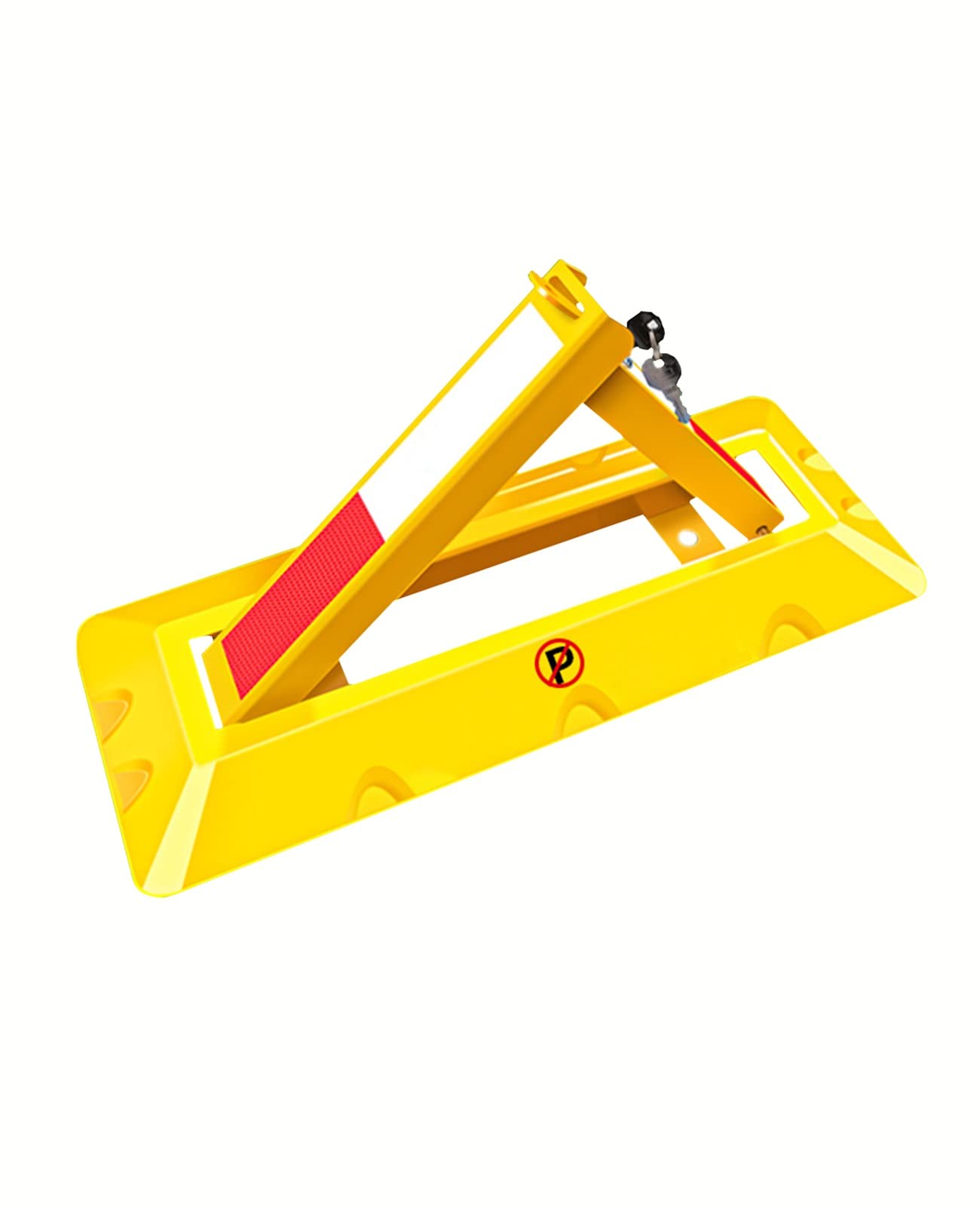HCZKIUJY Parking Lock,Parking Space Lock Ground Lock,Parking Pile,Anti-Collision,Anti-Prying,Anti-Occupation (B)