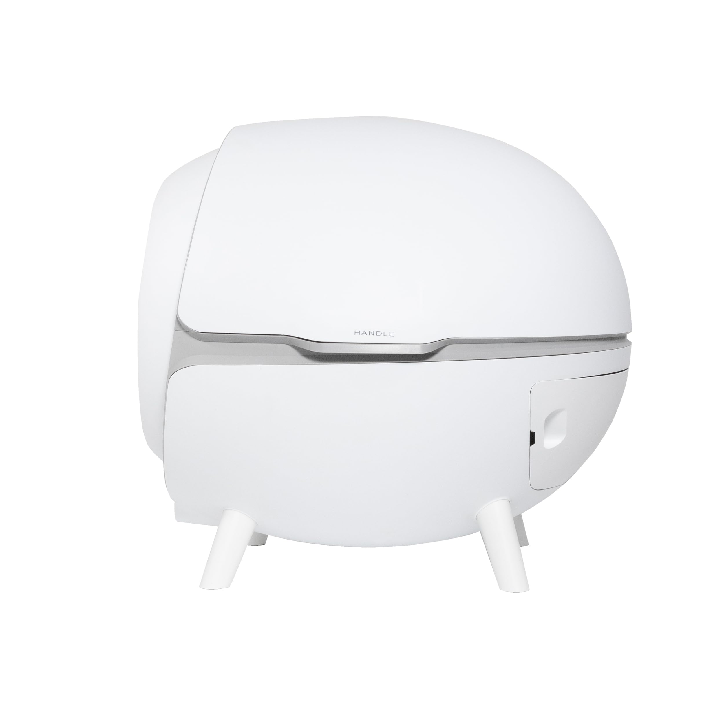 Daewoo - Lettiera Gatto Autopulente Smart 4L con Coperchio, con Sensore di Peso di Rilevamento Animale e Controllo Remoto tramite App TUYA, Silenziosa, Display LED, Cani e Gatti Accessori