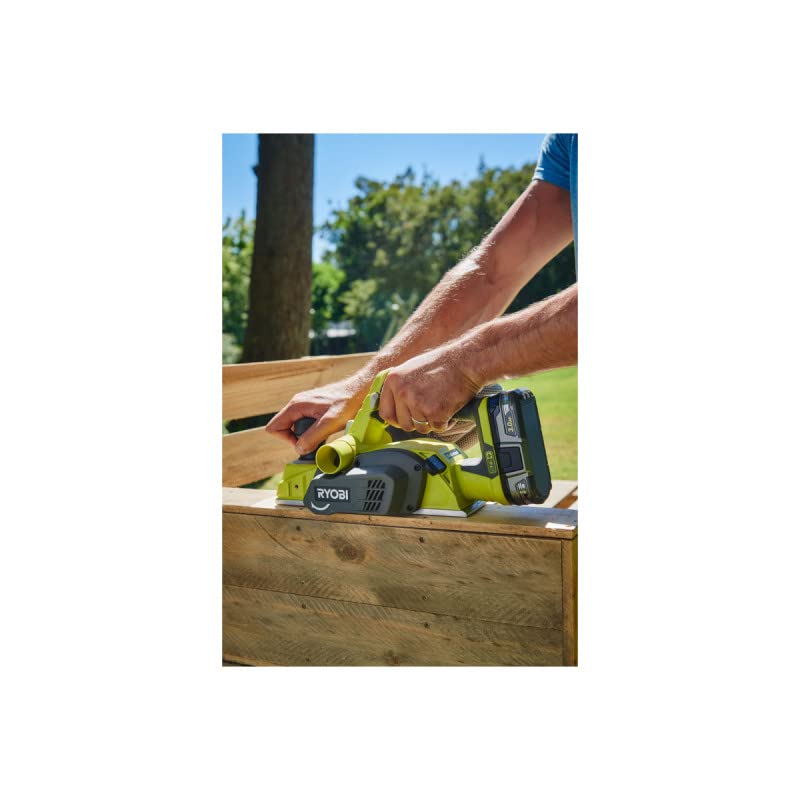 Pack RYOBI - Rabot R18PL-0-18V One+ - 82mm - sans batterie ni chargeur - Jeu de 2 fers jetables carbure PB82A2