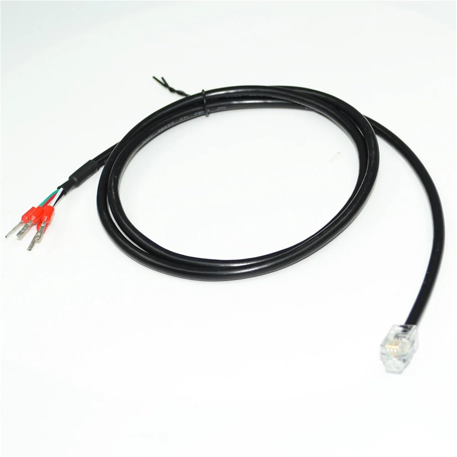 Conector RJ11 6P4C a 4 Pines / RJ9 4P4C a 4 Pines, Cable blindado con Extremo de Cable.(5 Metre,No.2 6P4C)