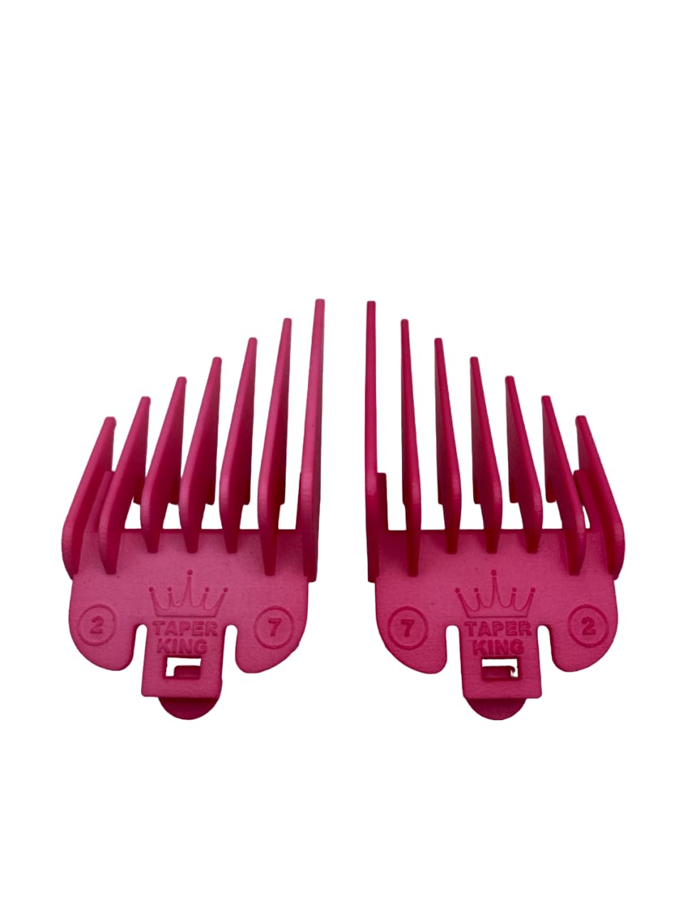 Taper King Hair Clipper Guide Comb Guard Set (Compatible with Oster/Andis Clippers!) - Fool Proof Tapers & Fades at Home - Opal (#2 to #7)!