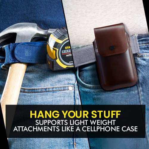 Beltbro Titan Black Multipack No Buckle Elastic Belt For Men — Package Includes 1 Small, 1 Medium, 1 Large — Fits 1.5 Inch Belt Loops, Comfortable And Easy To Use #TOP5