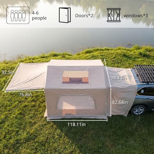 Carpa Inflable para SUV Camping 8 Personas 10'x8'x6.9' miniatura 3