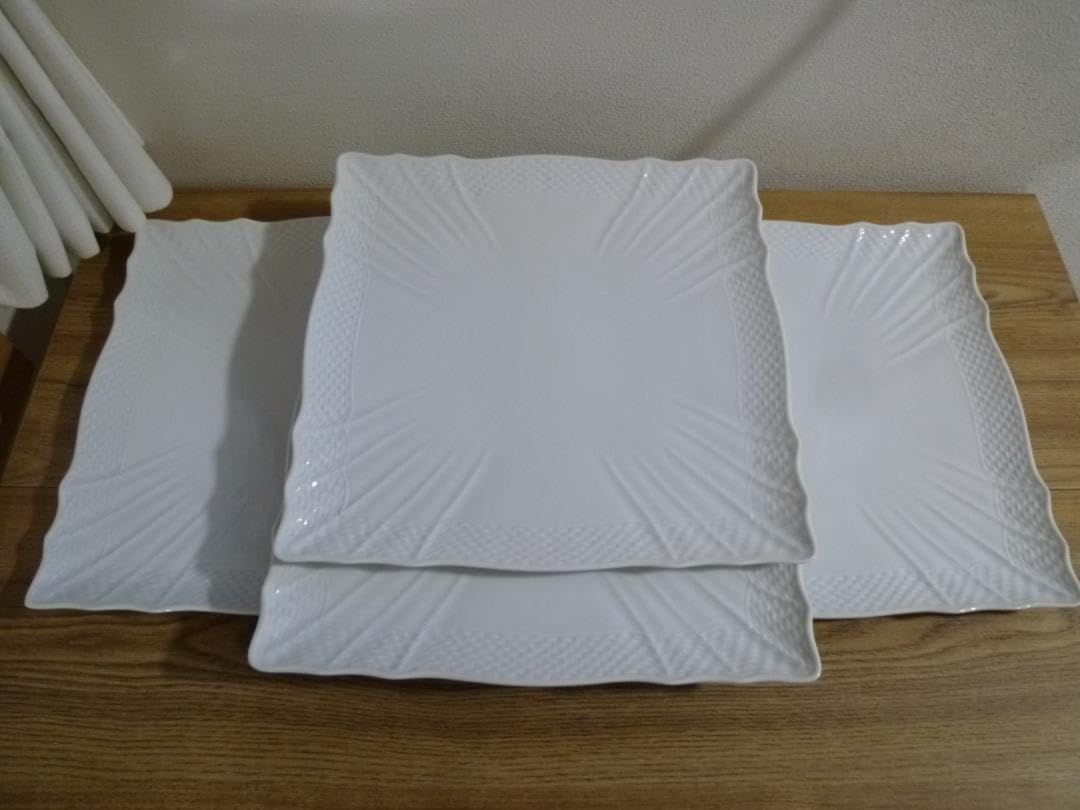 リチャードジノリ　ベッキオホワイト　プレート 4枚 リチャードジノリ ベッキオホワイトプレート4枚 リチャードジノリ