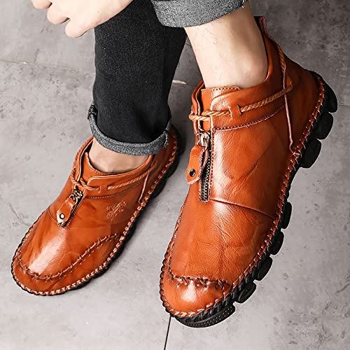Zapatos para correr para hombres con punta redonda grande y tendencia coreana 2