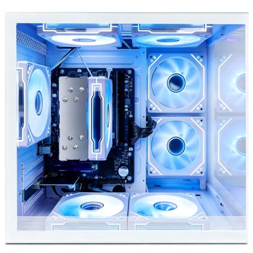 Image of suevery Desktop Computer, AMD R5 DDR4 16GB RAM | Ryzen5 4 Cores, 3.7G Up to 4.2G, 256GB SSD, Wi-Fi 6, Tower Gamer, Pre built Gaming PC Desk top Computers