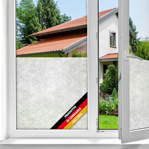 d-c-fix Pellicola adesiva per vetri finestre privacy Carta di riso autoadesivo oscurante opaca decorative impermeabile per cucina, casa, ufficio, bagno, doccia carta 45 cm x 2 m