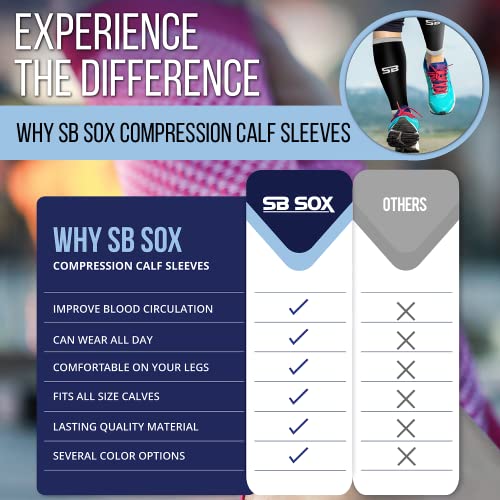 SB SOX Compressione Calf Sleeves (20-30Mmhg) per