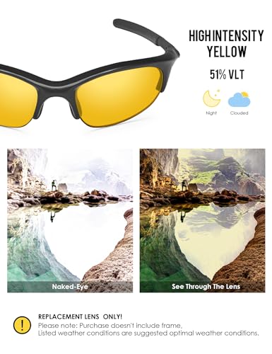 Image of BLAZERBUCK Replacement Lenses & Sock Kit for Oakley Half Jacket Sunglass
