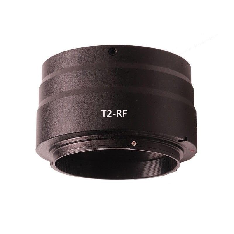 MINZIHAO T2-RF Mount lens adapter for T2 T-Mount telephoto reflex screw lens telescope microscope and R EOSR RF body