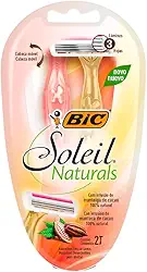 BIC Aparelho De Depilar Soleil Naturals 3 Lâminas Com Infusão De Manteiga De Cacau Depilador 971086 - Pt 2 Um