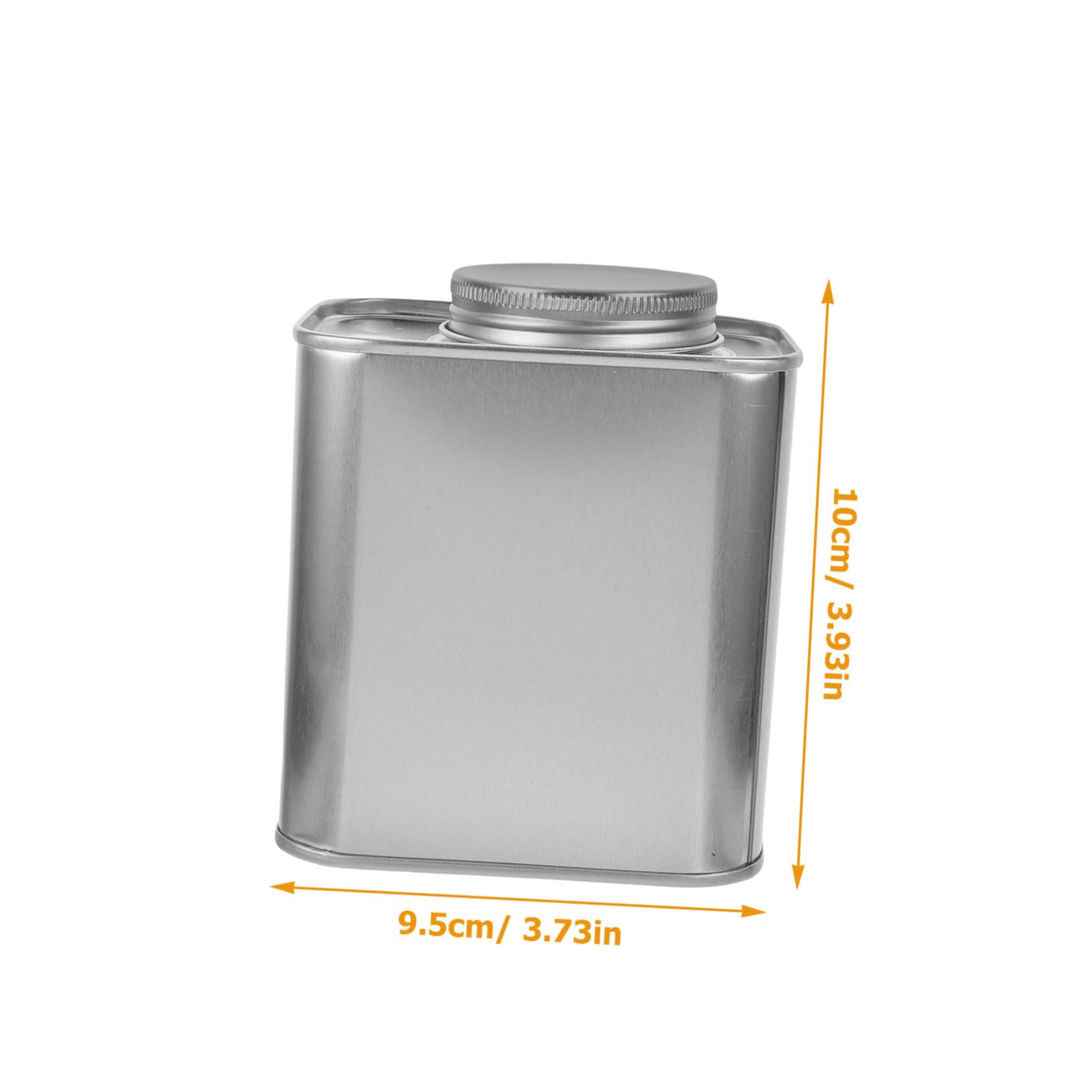 COLLBATH 4 Stück Kaffeebehälter Luftdicht 180–200g Weißblech Silber