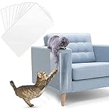 【Autoadhesivo】Otros necesitan pasadores para instalar. Por el contrario, nuestro protector de muebles para gatos tiene almohadillas autoadhesivas, no tendrá que pinchar y arruinar la tapicería de cuero o tela, no dejará ningún agujero.