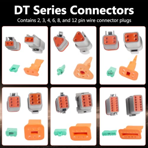 Conectores automotrices Deutsch para solucionar fallos de cableado con crimpadora 4