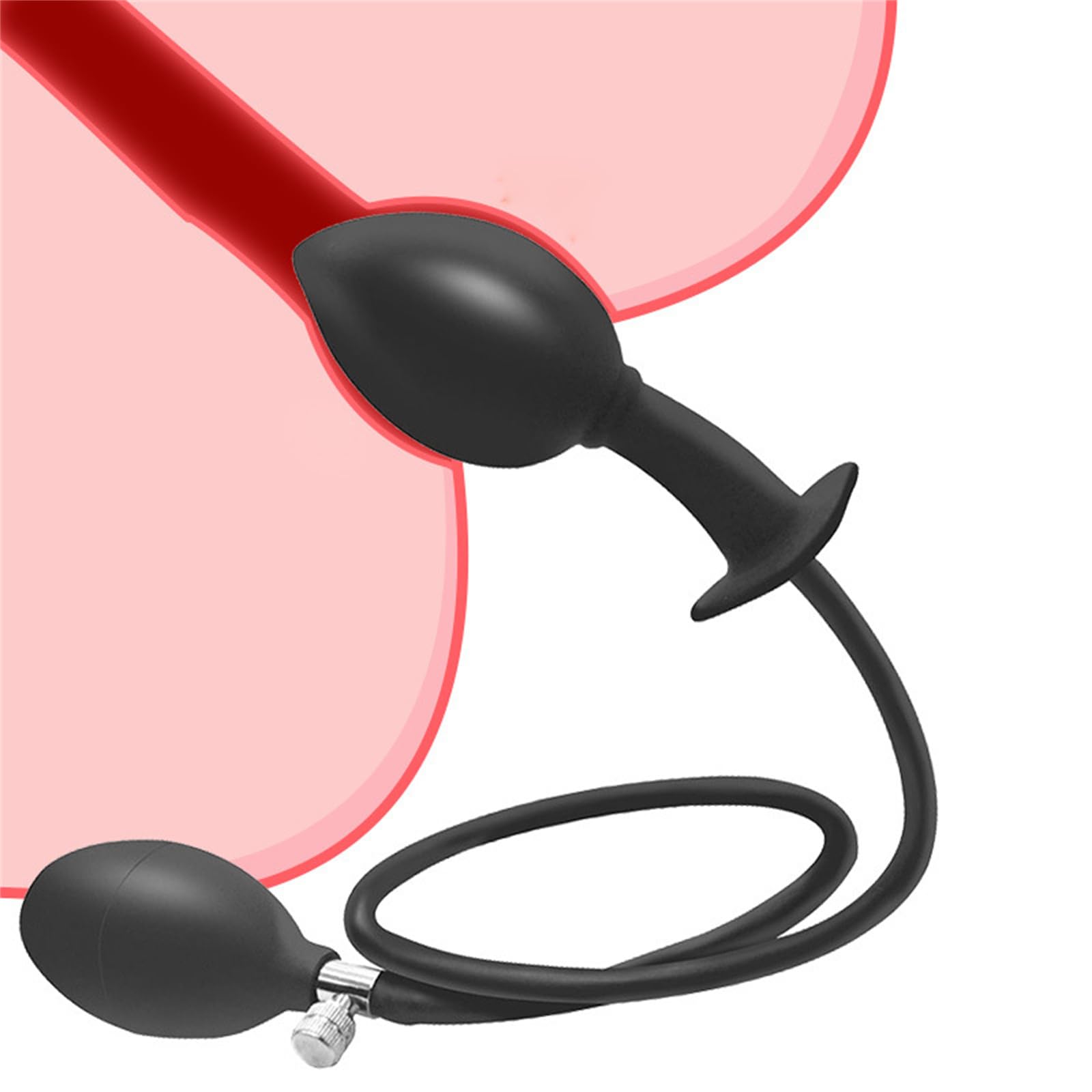 Inflatable Expanding Silicone Anal Plug Out Wearable Butt Butt Plug Male Prostate Massage Pleasure Inflatable Anal Plug Sex
