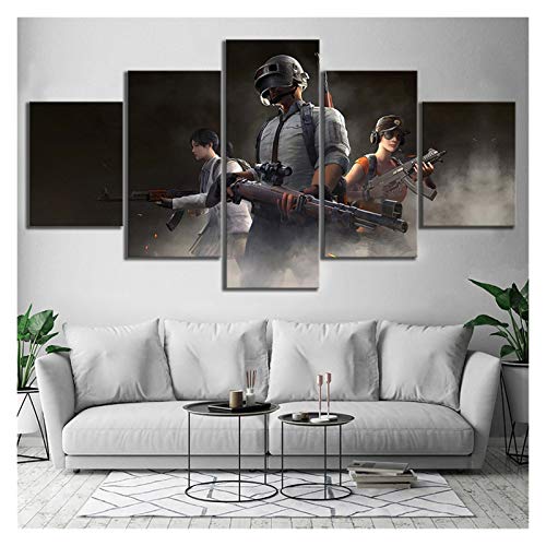 YGLONG Impressions sur Toile Décoration de la Maison Moderne 5 pièces HD imprimé Peinture Mobile Jeu Mur Arts Mural Affiche Toile modulaire Image pour la Chambre garçon Toile De Peinture Cover