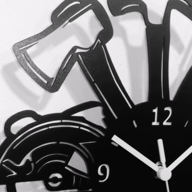Instant Karma Clocks – Orologio Da Parete Ingegnere 30 Cm, Design Tecnico Con Strumenti Meccanici, Made In Italy, Silenzioso