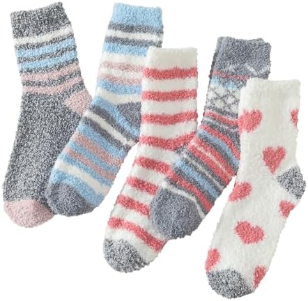 Slipper Socks Fuzzy Socks for Women Warm Fuzzy Socks Sleep Cozy socks Fluffy Socks Winter Cozy Socks for women