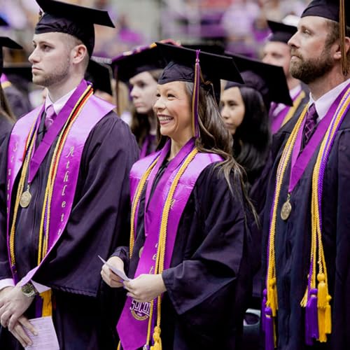 Image of Graduation Honor Cords Purple Graduation Cords, 67 inch Long for Graduation Students