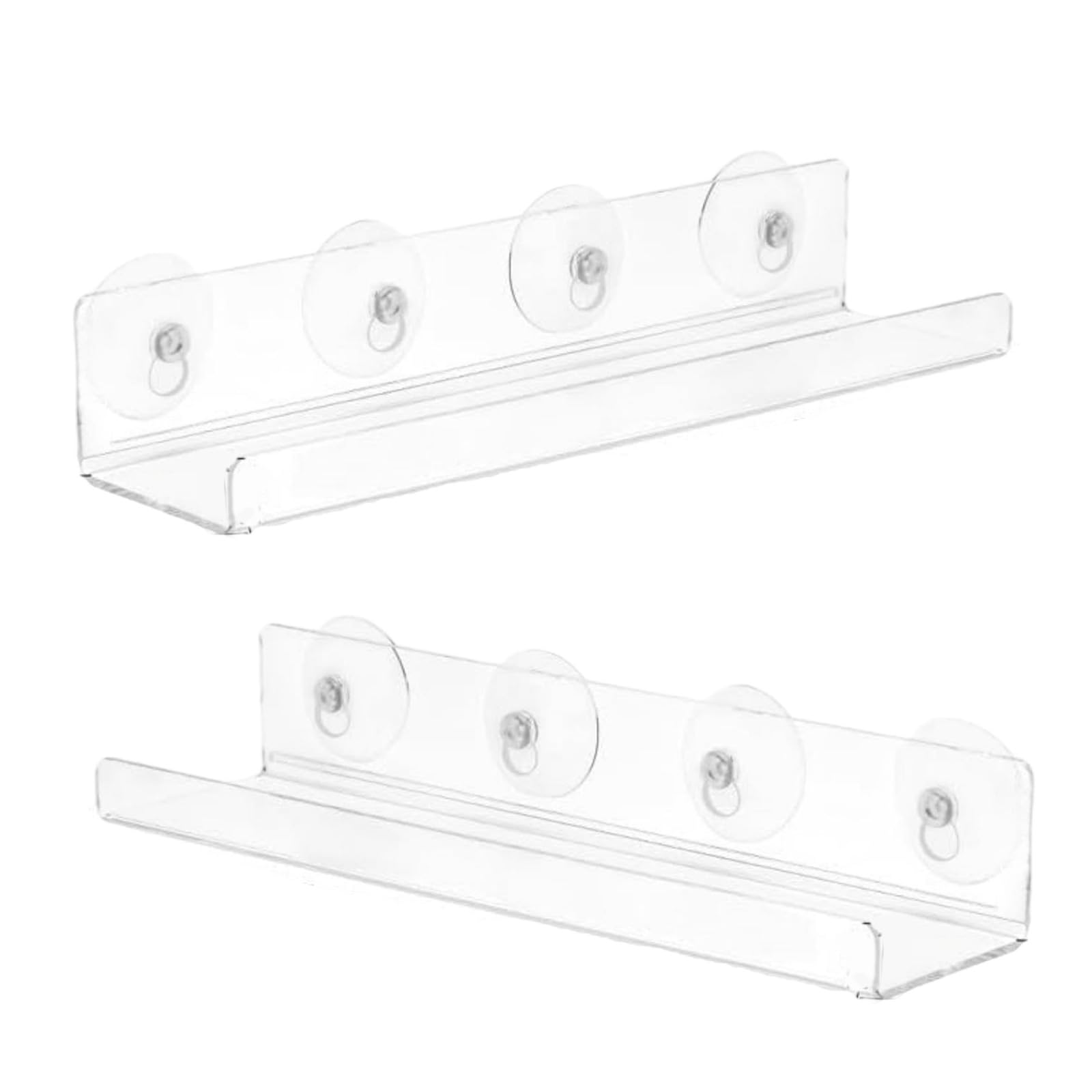 Wkldjf Acrylic Window Sill Extension Shelf Suction Cup Plant Stand For Balcony Pots Indoor Herbed Garden And Succulents Planter