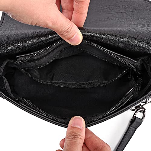 Ayliss Women Crossbody Handbag Purse Small Rivets Studded Tassel Shoulder Bag Clutch Gothic Punk Rock Party Funky Bag thumb #5