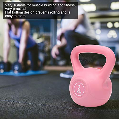 2KG Kettlebell Armlifting Training Fitness Kettlebell Gewicht mit extra großem Griff zum Hocken