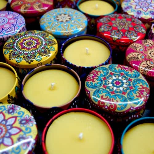 BEESWAX CANDLES GIFT SET 100 Pure All Natural Unscented