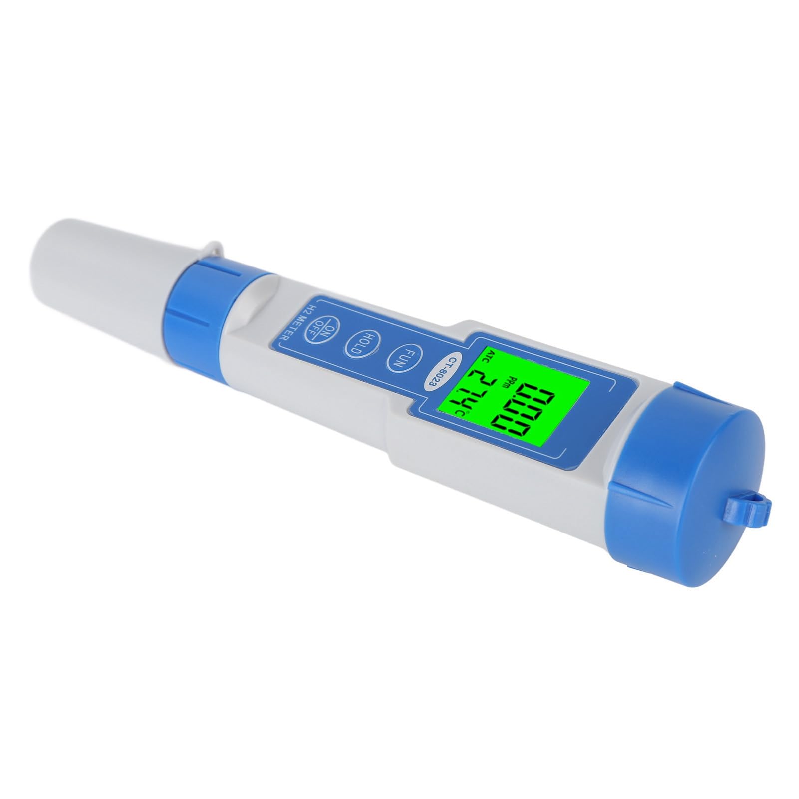 Cyfrowy Miernik Wodoru z Podświetlanym Wyświetlaczem LED Funkcja Zatrzymania Danych Typ Pióra Tester H2 0-2400ppb do Analizy Jakości Wody