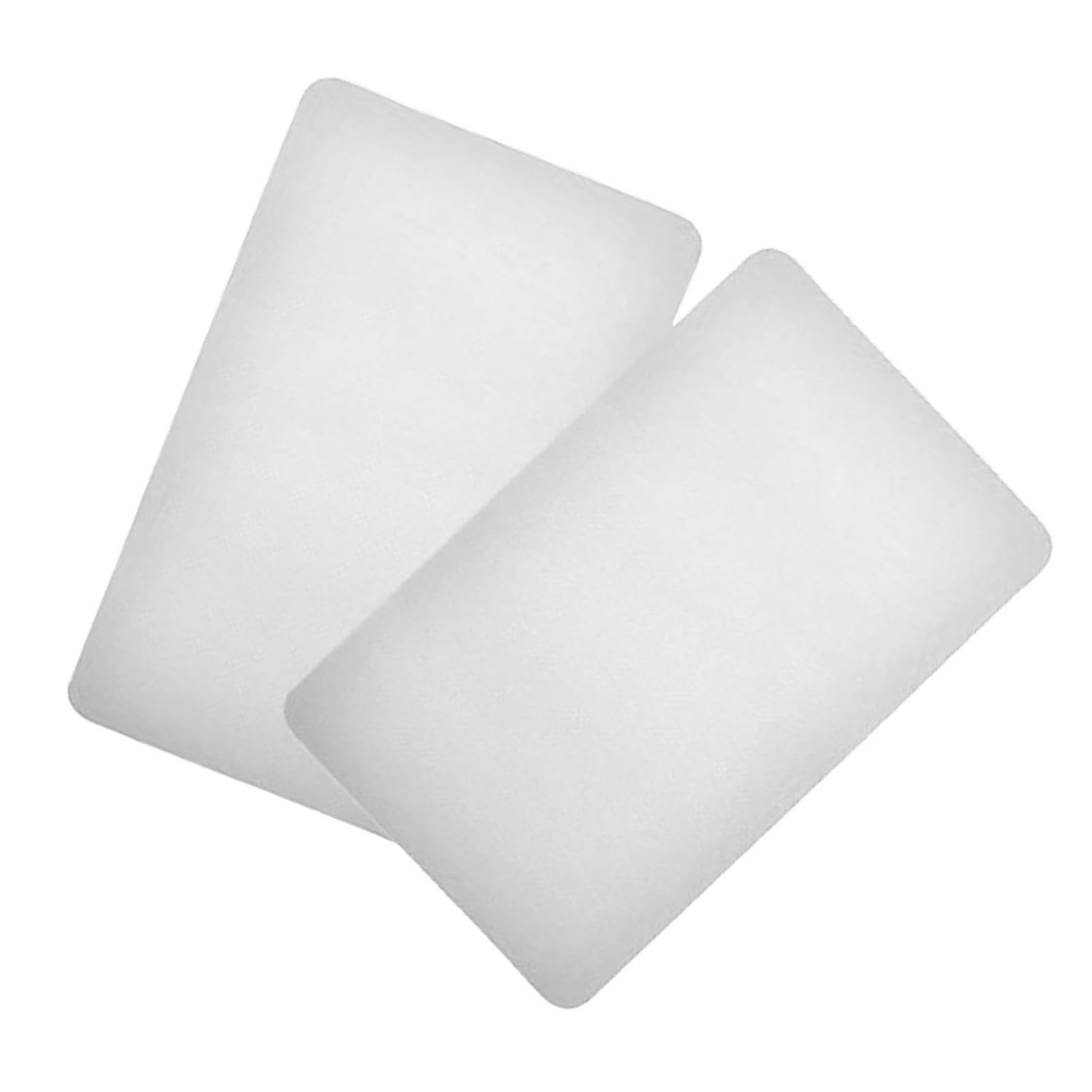 POENVFPO PVC Repair Patches for Inflatable Boats, High Strength Repair Kit with Adhesive, for Kayak Canoe Raft Air Mattress Inflatable Toys (White)