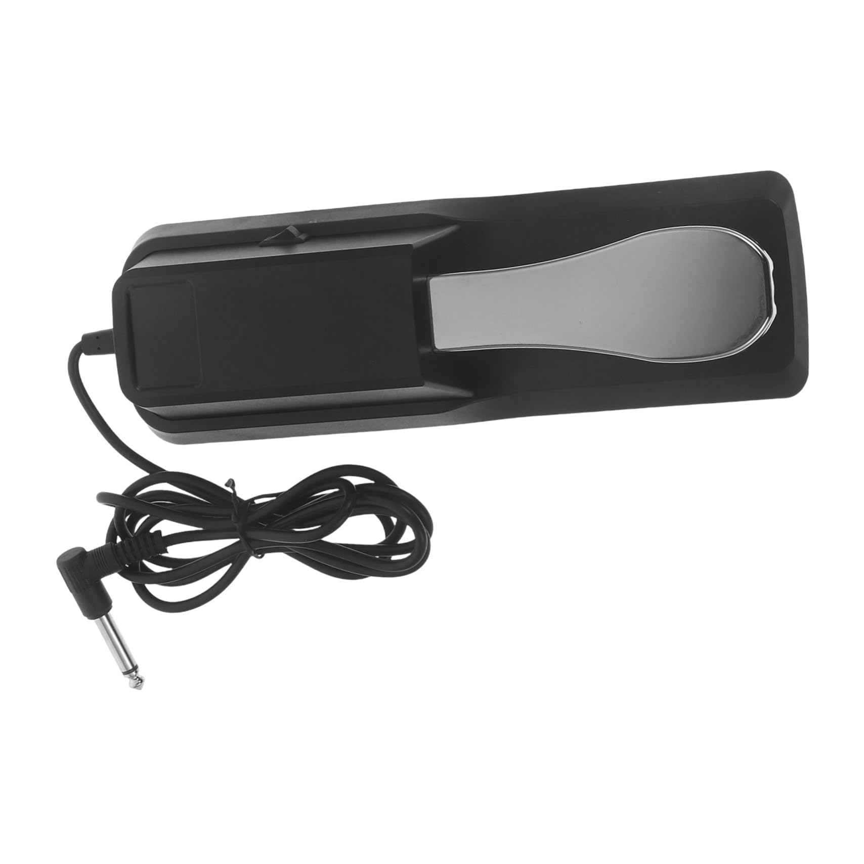 Pedal de Sostenido para Piano Eléctrico Resistente Antideslizante Efecto Prolongado para Estudio y Práctica Compatible con Teclados y Pianos Digitales Color Plateado