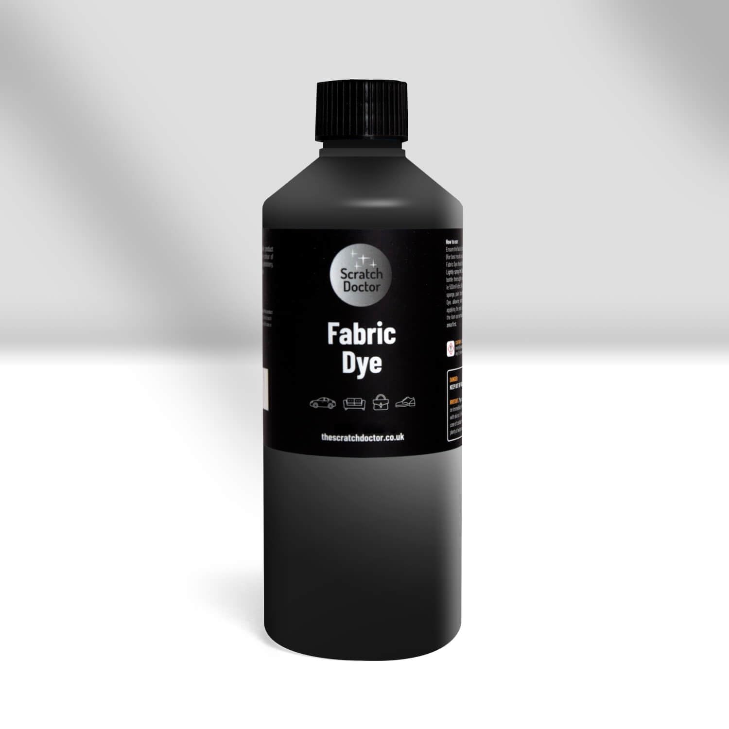 Black Fabric Dye | Permanent Fabric Paint for Upholstery, Furniture, Sofas, Clothes, Canvas