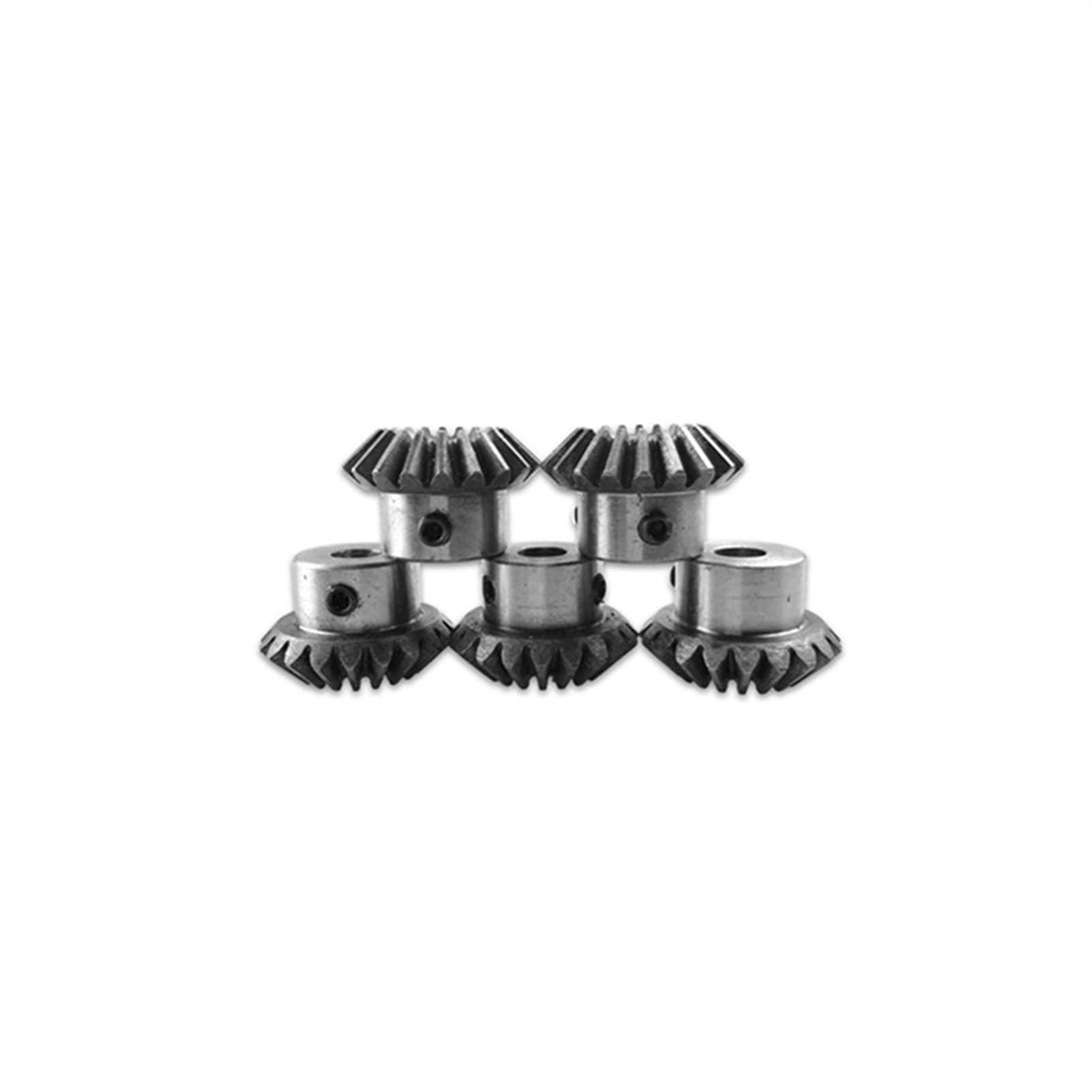 TMP1105 1pc Bevel Gear 2Modulus 15-29Teeth 90 Degree Steel Gears with Screws CNC Parts (Number of Teeth : 2M16T)