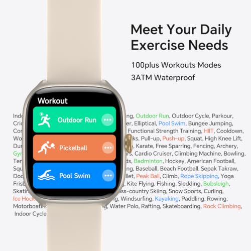 Image of Smart Watches for Women Men[3 Bands], 1.75 inch AMOLED Small Women's Smartwatch