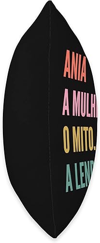 Vista 2 de Funny Portuguese First Name Design - Ania Throw Pillow