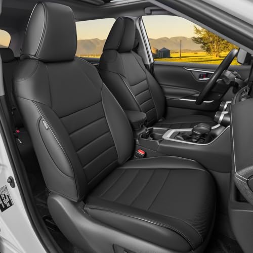 HKZ Fit RAV4 Hybrid Car Seat Covers Set for 2019 2020 2021 2...