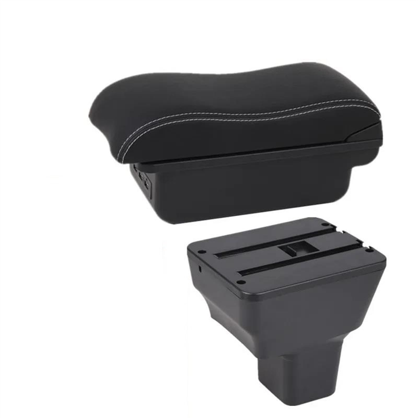 Noheeu B2 White Line Car Armrest Box 2020-2024 Interior Dedicated Retrofit Storage Accessories For Versa For Almera