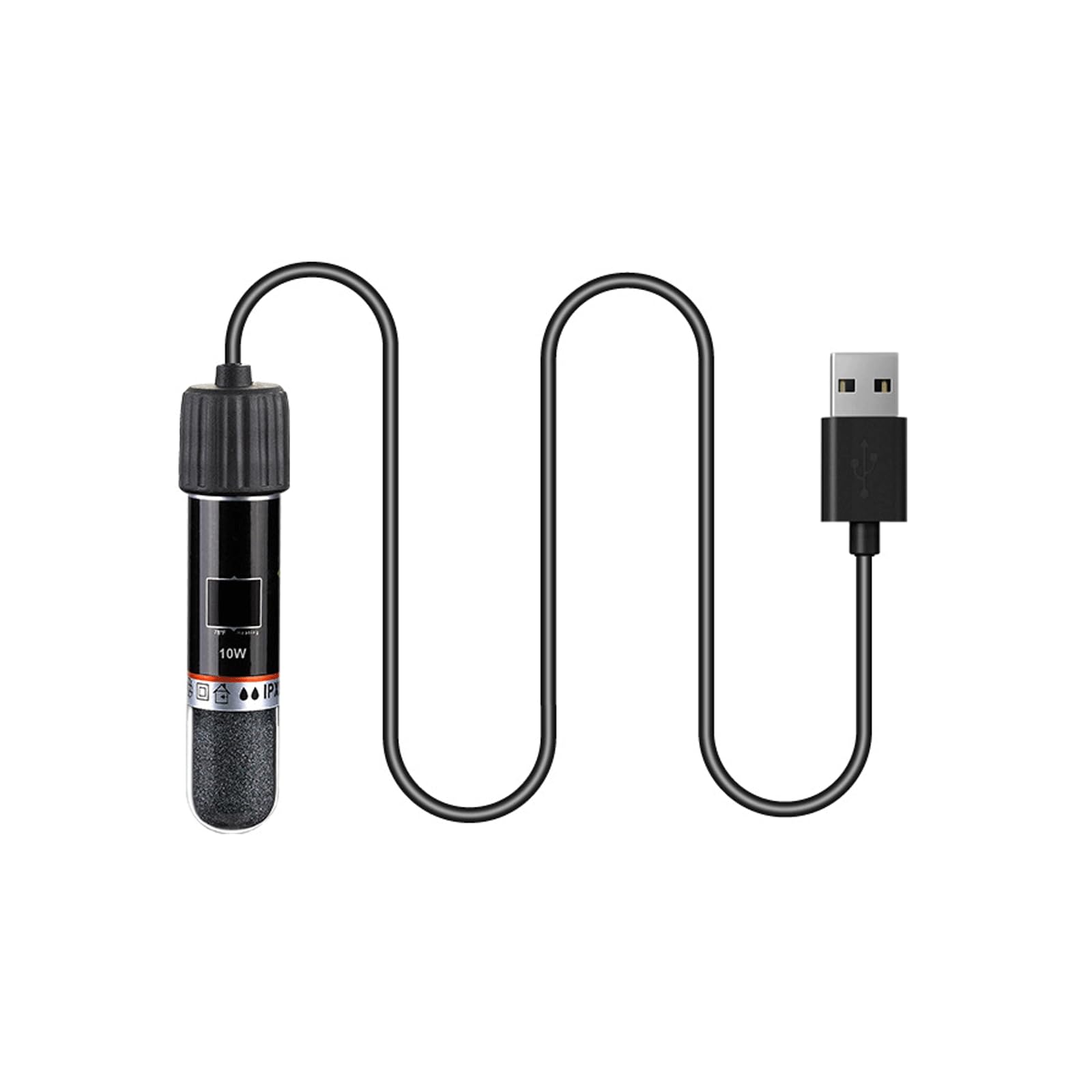 Mini Riscaldamento Rod Piccolo Acquario Automatico Temperatura Costante USB Termostato