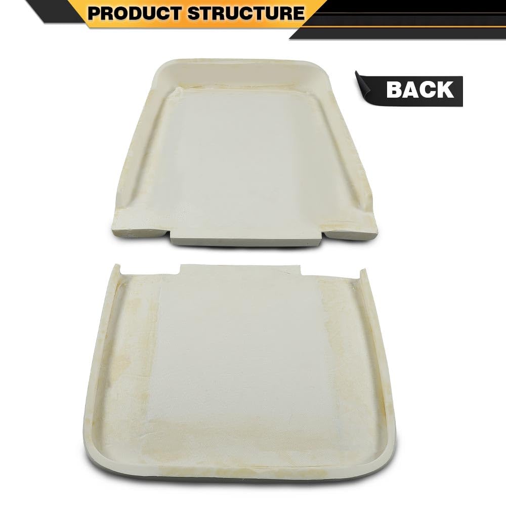 CNNELL Front Bucket Seat Buns Foam Cushion 4Pcs Compatible with Chevelle Bucket 1966 1967 1968 1969 1970