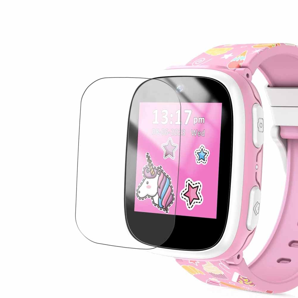 Puccy 3 Pack Screen Protector, compatible with AstraMinds XA18 Kids smart watch smartwatch TPU Film Guard （ Not Tempered Glass Protectors）, Transparent