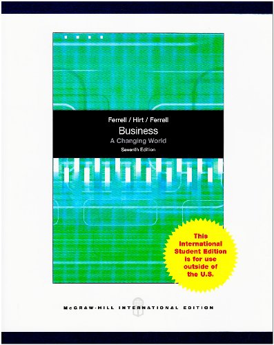 Business: A Changing World 0070091668 Book Cover